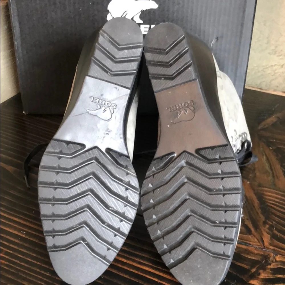 NWT Sorel After Hours lace Boot / bootie wedge - Picture 9 of 12